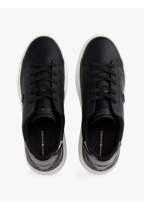 Tenis Negro Con Plataforma Tommy Hilfiger