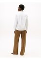 Blusa Blanca De Popelina Con Mangas Largas Tommy Hilfiger de Tommy Hilfiger
