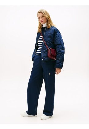 Tenis Blanco De Cuero Con Suela Cupsole Tommy Hilfiger