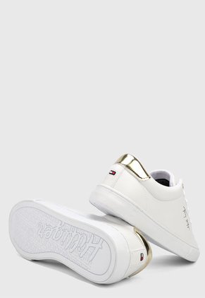 Tenis Blanco-Dorado Tommy Hilfiger