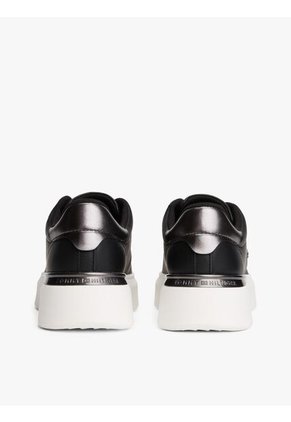 Tenis Negro Con Plataforma Tommy Hilfiger