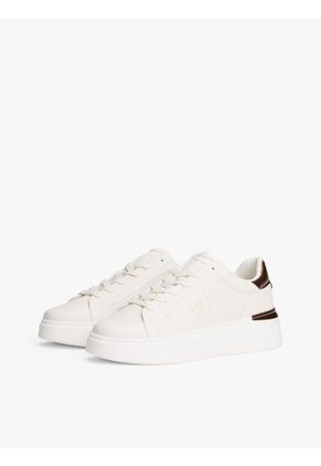 Tenis Blanco Con Plataforma Tommy Hilfiger
