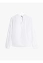 Blusa Blanca De Popelina Con Mangas Largas Tommy Hilfiger de Tommy Hilfiger
