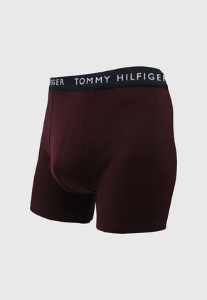 Bóxer x3 Verde-Azul-Borgoña Tommy Hilfiger