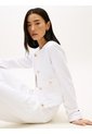 Chaqueta Blanca Denim Con Botones Dorados Tommy Hilfiger de Tommy Hilfiger