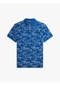 Polo Azul Piqué Con Estampado Tommy Hilfiger de Tommy Hilfiger