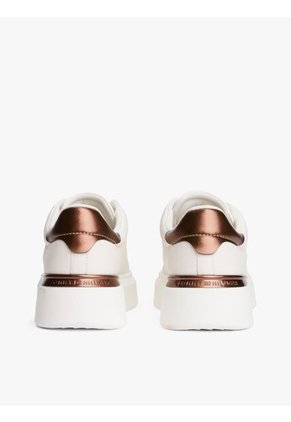 Tenis Blanco Con Plataforma Tommy Hilfiger