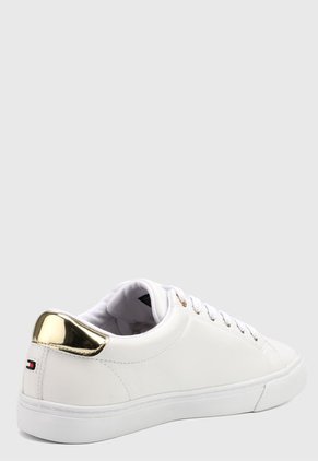Tenis Blanco-Dorado Tommy Hilfiger
