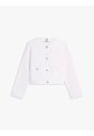 Chaqueta Blanca Denim Con Botones Dorados Tommy Hilfiger de Tommy Hilfiger