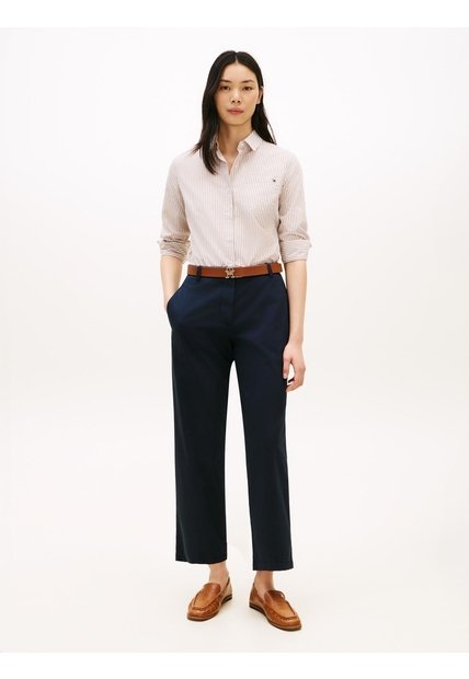 Pantalón Multicolor Chino Lavado Slim De Pierna Recta Tommy Hilfiger