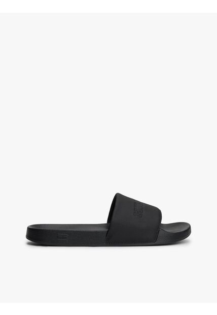 Sandalias Negro De Piscina Con Logo Tonal Tommy Hilfiger