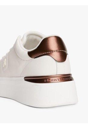 Tenis Blanco Con Plataforma Tommy Hilfiger