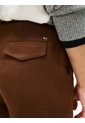 Pantalón Chocolate Wide Leg Con Logo Tommy Hilfiger de Tommy Hilfiger