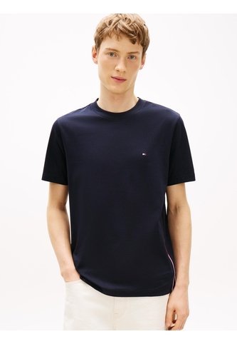 Camiseta Azul De Punto Con Rayas Global Stripe Tommy Hilfiger Tommy Hilfiger