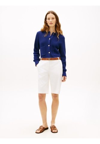 Bermudas Blanco Con Cinturón Tommy Hilfiger Tommy Hilfiger