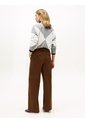 Pantalón Chocolate Wide Leg Con Logo Tommy Hilfiger de Tommy Hilfiger