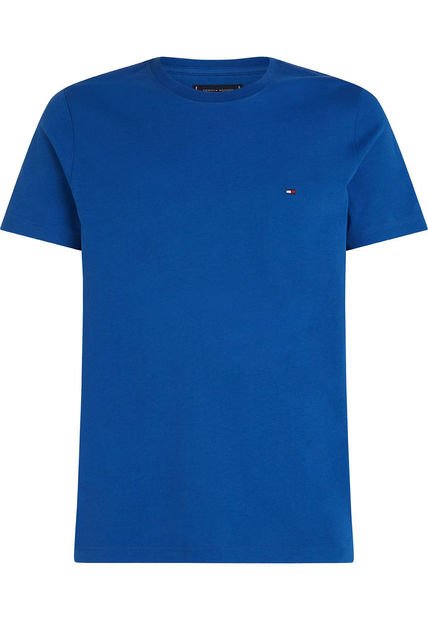 Camiseta Azul Essential Con Logo Tommy Hilfiger