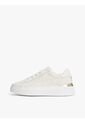 Tenis Blanco De Cuero Con Plataforma Y Monograma Tommy Hilfiger de Tommy Hilfiger