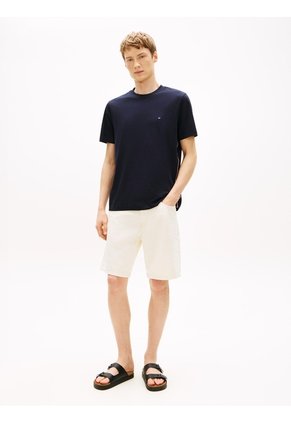 Camiseta Azul De Punto Con Rayas Global Stripe Tommy Hilfiger