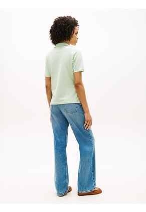 Polo Verde 1985 De Corte Regular Con Logo Bordado Tommy Hilfiger
