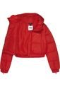 Chaqueta De Corte Cropped Con Logo Mujer Rojo Tommy Jeans de Tommy Hilfiger