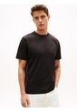 Camiseta Negra De Punto Con Rayas Global Stripe Tommy Hilfiger de Tommy Hilfiger