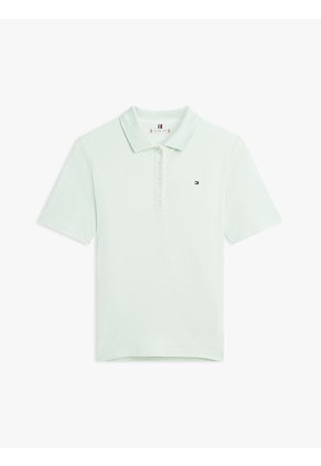 Polo Verde 1985 De Corte Regular Con Logo Bordado Tommy Hilfiger