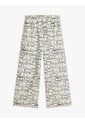Pantalón Blanco Amplio De Pierna Ancha Tommy Hilfiger de Tommy Hilfiger