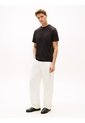 Camiseta Negra De Punto Con Rayas Global Stripe Tommy Hilfiger de Tommy Hilfiger