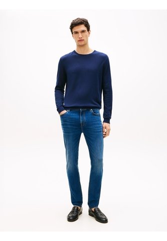 Jeans Azul Bleecker Slim Con Efecto Usado Tommy Hilfiger Tommy Hilfiger