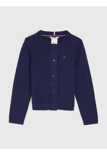 Saco Manga Larga Para Niña Adaptive Azul Tommy Hilfiger