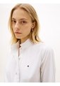 Camisa Blanca Poplin De Manga Larga Con Cuello De Volantes Tommy Hilfiger de Tommy Hilfiger