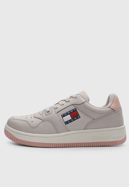 Tenis Lifestyle Tommy Hilfiger Retro Basket Taupe