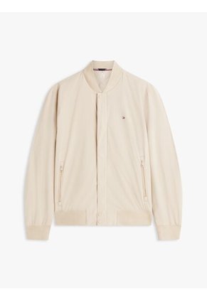 Chaqueta Beige Bomber Performance Repelente Al Agua Tommy Hilfiger
