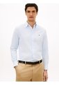 Camisa Celeste TH Flex Regular Tommy Hilfiger de Tommy Hilfiger