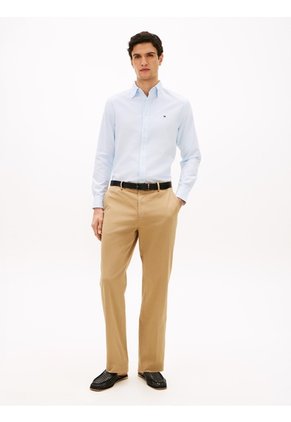 Camisa Celeste TH Flex Regular Tommy Hilfiger