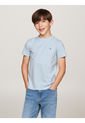 Camiseta Niño Celeste Essential De Cuello Redondo Tommy Hilfiger de Tommy Hilfiger