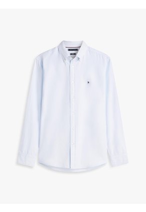 Camisa Celeste TH Flex Regular Tommy Hilfiger