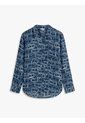Camisa Azul De Lino Puro De Corte Amplio Tommy Hilfiger de Tommy Hilfiger