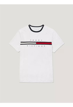 Camiseta - Adaptive De Rayas Signature Tommy Hilfiger