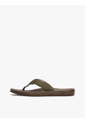 Sandalias Verde Con Tiras Tejidas Tommy Hilfiger