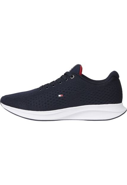 Tenis Azul Marino De Running Ligeras De Punto Tommy Hilfiger
