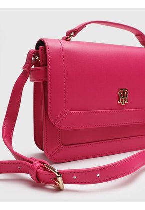 Bolso Rosa Cruzado Con Solapa Tommy Hilfiger