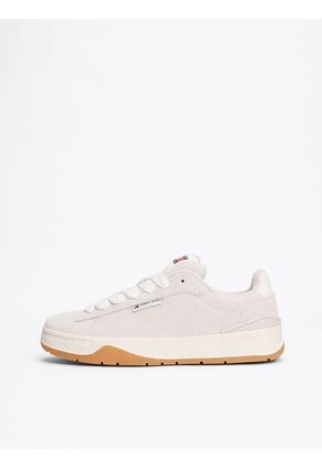 Tenis Gris De Ante Con Cordones Tommy Hilfiger