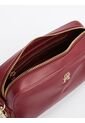 Bolso Rojo De Hombro Con Insignia Del Monograma TH Tommy Hilfiger de Tommy Hilfiger