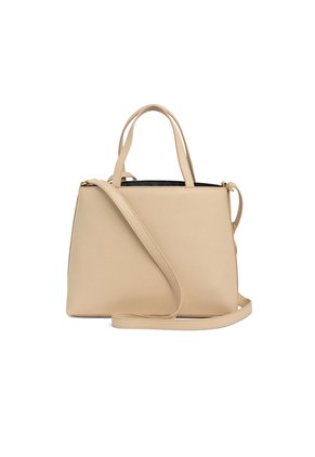 Bolso Beige Satchel Con Monedero Extraible Tommy Hilfiger