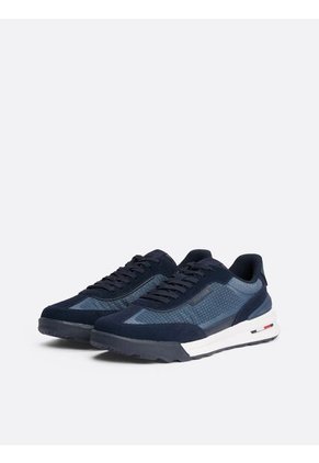 Tenis Azul Marino Deportivas De Cuero Classics Tommy Hilfiger
