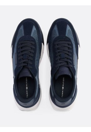 Tenis Azul Marino Deportivas De Cuero Classics Tommy Hilfiger