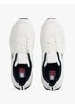 Tenis Blanco De Running Con Suela Dentada Tommy Hilfiger de Tommy Hilfiger