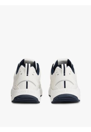 Tenis Blanco De Running Con Suela Dentada Tommy Hilfiger